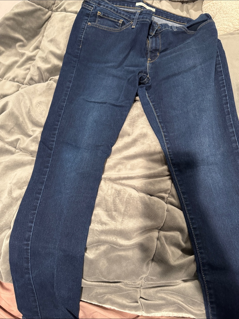 Levi's Navy Skinny Jeans